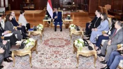 تفاصيل استقبال الرئيس السيسى للمدير التنفيذى لصندوق النقد الدولى