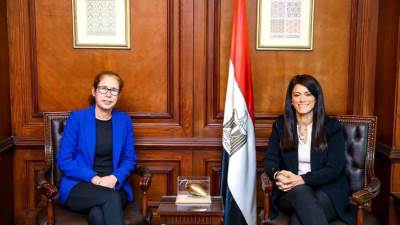 وزيرة التعاون الدولي تشكر فرق العمل من وزارتي التعاون الدولي والبيئة ومجموعة البنك الدولي والجهات الوطنية