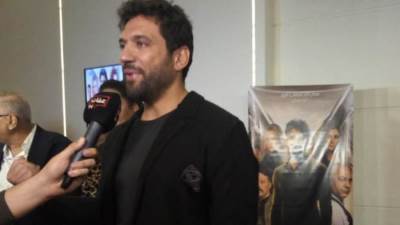 وصول حسن الرداد لحضور العرض الخاص لفيلمه "تحت تهديد السلاح"