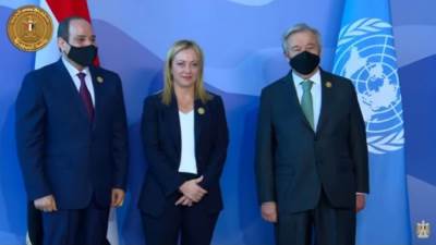 قمة المناخ.. رئيسة وزراء إيطاليا تصل مقر انعقاد مؤتمر كوب 27