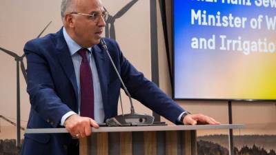 سويلم يشارك فى إحتفالية إفتتاح "جناح الأعمال السويدي" بحضور رئيس وزراء السويد