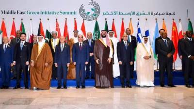 كلمة الرئيس السيسي في قمة «مبادرة الشرق الأوسط الأخضر» ضمن فاعليات مؤتمر المناخ