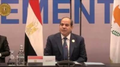 قمة المناخ| الرئيس السيسي: مبادرة الشرق الأوسط لتغير المناخ تنطوى على مكون علمى لا غنى عنه