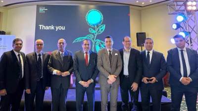 في أولى المشاركات بمؤتمر المناخ.. رئيس شركة العاصمة يلتقي قيادات شركة (ATOS) الفرنسية