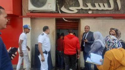 مصادرة 290 كيلو لحوم داخل محل جزارة شهير بالدقي «جزارة السبكي»