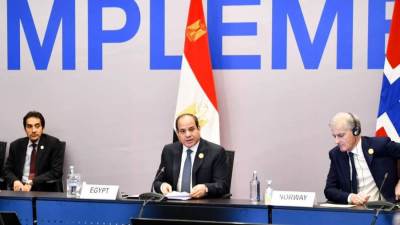 كلمة السيسي في تدشين المرحلة الأولى من مشروع إنتاج الهيدروجين الأخضر