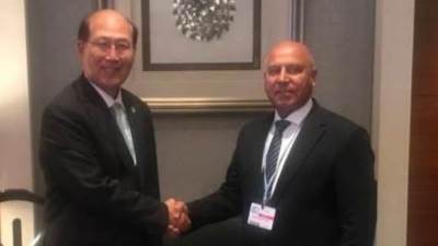 وزير النقل يلتقى أمين عام المنظمة البحرية الدولية على هامش مؤتمر المناخ