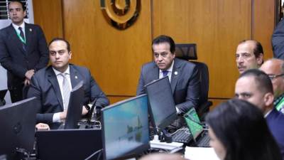 وزير الصحة يترأس غرفة العمليات المركزية للجنة التأمين الطبي لمؤتمر المناخ (cop27)