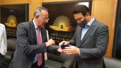 المتحف القومي للحضارة المصرية يستقبل المبعوث الخاص لرئيس كوريا والوفد المرافق