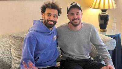 "أخويا وحبيبي".. محمد صلاح يفاجئ "الونش" بزيارة بعد خضوعه لجراحة