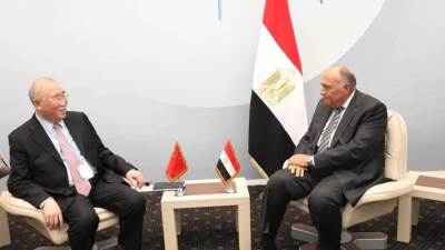 قمة المناخ.. وزير الخارجية والمبعوث الصيني يشددان على تنفيذ تعهدات المناخ