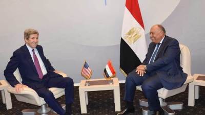 قمة المناخ.. الوزير شكري يستقبل المبعوث الرئاسي الأمريكي الخاص للمناخ 