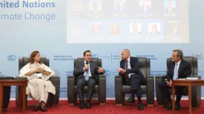 قمة المناخ.. وزير البترول: مواجهة التغير المناخى تحتاج تكاتف جميع الشركات والحكومات