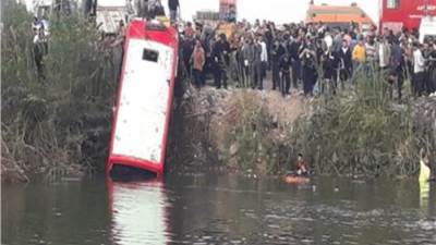 21 وفاة و24 مصابا.. ارتفاع ضحايا حادث أتوبيس المنصورة