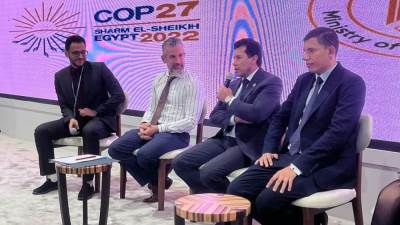 قمة المناخ| وزير الشباب يستعرض جهود الوزارة في مجال التوعية بالتغيرات المناخية