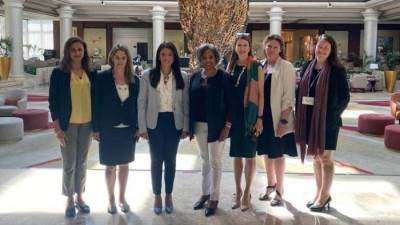 قمة المناخ.. رانيا المشاط وزيرة التعاون الدولي تلتقي بوفد وزارة الخزانة الأمريكية  بشرم الشيخ