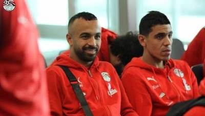 بعثة منتخب مصر تصل للكويت استعدادا لودية بلجيكا