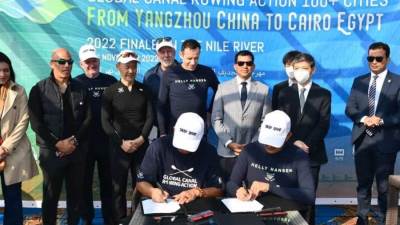 تماشياً مع أهداف قمة المناخ.. وزير الرياضة يشهد ختام المهرجان الدولي للتجديف