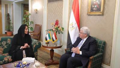 وزير التعليم العالي يبحث مع سفيرة الإمارات سبل تعزيز التعاون المُشترك