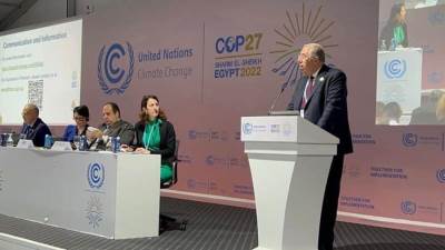 قمة المناخ.. القصير: أكثر من 75% من مصادر المياه في العالم يتم توجيهها لخدمة الزراعة