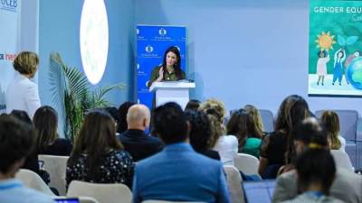 «المشاط» تشهد إطلاق مسرعة تكافؤ الفرص بين الجنسين والعمل المناخي