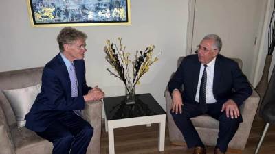 قمة المناخ| القصير يلتقي بالمبعوث الأمريكي الخاص بالامن الغذائي العالمي للأمن الغذائي