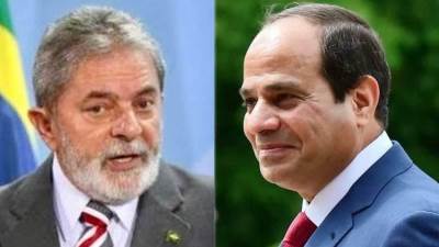 الرئيس السيسي يتلقى اتصالا هاتفيا من نظيره البرازيلي" لولا دا سيلفا" 