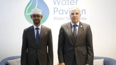 قمة المناخ.. سويلم يبحث مع وزير الموارد المائية الصومالى مجالات التعاون الثنائى