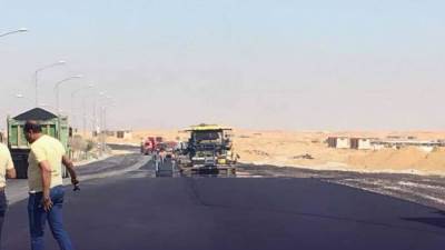 غلق طريق بن زايد الجنوبي المؤدي إلى العاصمة الإدارية