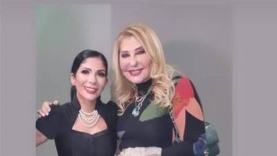 صديقتي وحبيبتي .. نادية الجندي تحتفل بعيد ميلاد منى زكي