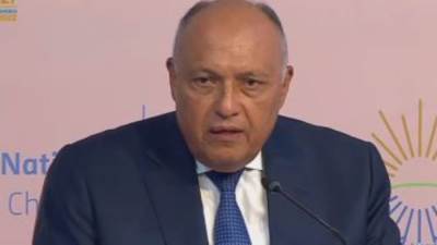 شكرى: COP27 انتهى بالاتفاق على تمويل الدول النامية لمواجهة تداعيات المناخ