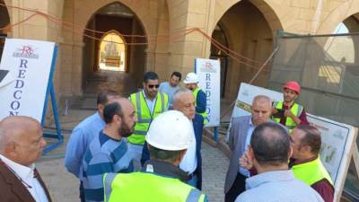 مسئولو " الإسكان " فى جولة تفقدية بمنطقة مثلث ماسبيرو وسور مجرى العيون بالقاهرة