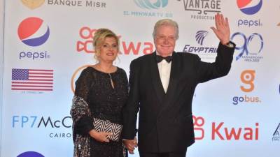 حسين فهمى: هدفى أن يصبح "القاهرة السينمائى" من أهم 3 مهرجانات فى العالم وأشكر dmc