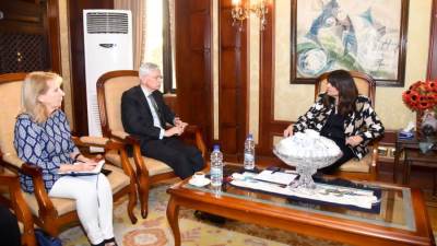 وزيرة الهجرة تستقبل سفير فرنسا لدى مصر لبحث ملفات التعاون الثنائي