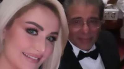 رانيا التومي لـ خالد يوسف: شرف كبير ليا التعامل مع أكبر مخرج فى العالم العربى