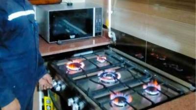 إطلاق الغاز الطبيعى لأول مرة بقرية المناجاة الكبرى بالشرقية