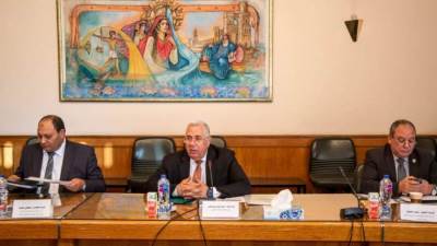 وزيرا الرى والزراعة يترأسا اجتماع اللجنة التنسيقية العليا بين الوزارتين