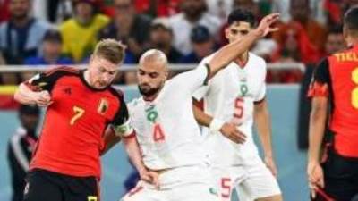 المغرب يفوز على بلجيكا بثنائية.. ويتصدر مجموعته