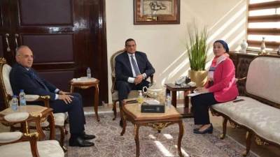 وزراء التنمية المحلية والبيئة والموارد المائية يتابعون جهود تطوير الترع والمصارف والمجارى المائية 