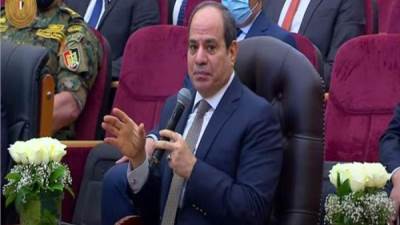 أهم تصريحات الرئيس السيسي خلال افتتاح مدينة المنصورة الجديدة