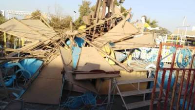 إصابة 8 أطفال إثر سقوط ملاهي بمدينة الألومنيوم في نجع حمادي بقنا