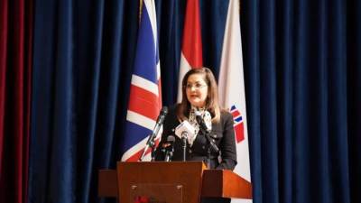 وزيرة التخطيط تشارك بتنصيب د.مجدي يعقوب كأول رئيس شرفي للجامعة البريطانية بمصر