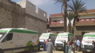 الصحة تطلق 3 قوافل طبية ضمن مبادرة حياة كريمة فى 3 محافظات اليوم