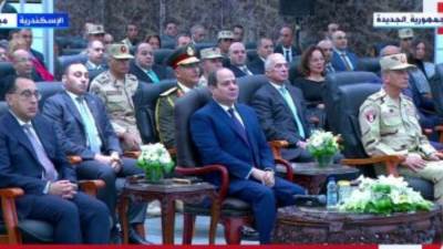الرئيس السيسى يفتتح تطوير محطة مصر ومحور 54 وكوبرى الدوران بالإسكندرية