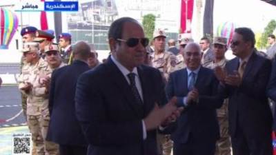 الرئيس السيسى يفتتح محور التعمير الجديد "محور المشير أبو ذكري"