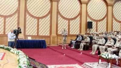 وزير الدفاع يشهد المرحلة الرئيسية لمشروع مراكز القيادة التعبوى "فتح 5"