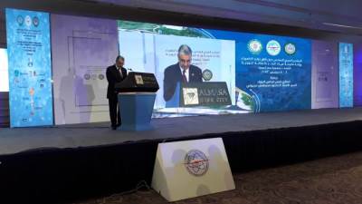 "شاكر" يلقى كلمة افتتاح المنتدى العربى حول إزالة ملوحة مياه البحر بالطاقة النووية