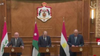 وزير الخارجية: الآلية الثلاثية تهدف لتحقيق استقرار ومصالح مصر والعراق والأردن