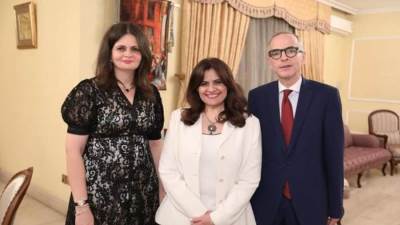 وزيرة الهجرة تشارك في المؤتمر الدولي لصناع التنمية والسلام 2022 بالإمارات