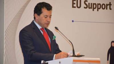 وزير الرياضة يشارك بفعاليات مشروع تعزيز استراتيجية مصر القومية للسكان